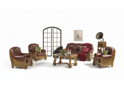 Sofagarnitur 3+2 Sëtzer Couchen Klassesch Wunnlandschaft Polster Sofas