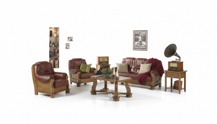 Däinsëtzer Sofa 3 Sëtzer Klasseschen Sofas Nei Couchen (ouni 2+1Sëtzer)