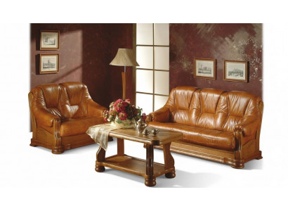 Canapé-Set 3+1+1 Sëtzer Klassesch Polstersofa Wohnlandschaft Sofas Couchen Nei