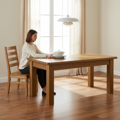 Iessdësch 300/500 cm Kichendësch Restauratiounsdësch Holz Iesszëmmer Dëscher