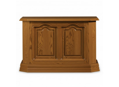 Konsooldësch Braun Holz Schuffocht an Regal Niewendësch Anrichte