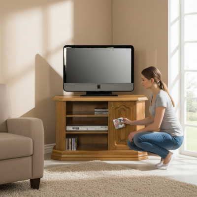 RTV Antik Stil Kommode Télé Barock Rokoko TV Hi Fi Schaf 100cm
