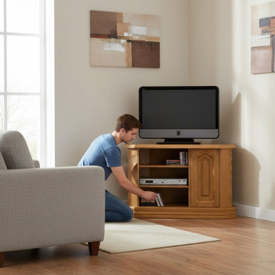 RTV Antik Stil Kommode Fernseh Deko Barock Rokoko TV Hi Fi Schaf Luxus