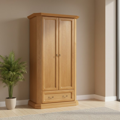 Holz Klassesch Schiefschränker Schrack Schrackwand Kleederschaf Holzschrack Landhaus