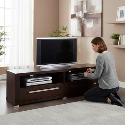 Design Ënnerschaf RTV TV Dësch Sideboard Schaf Fernsehschaf