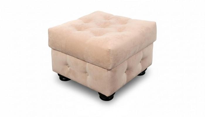 XXL Fousshocker Club Lounge Hocker Textil Ottoman Design Pufa Ottomann Nei