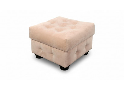 XXL Fousshocker Club Lounge Hocker Textil Ottoman Design Pufa Ottomann Nei