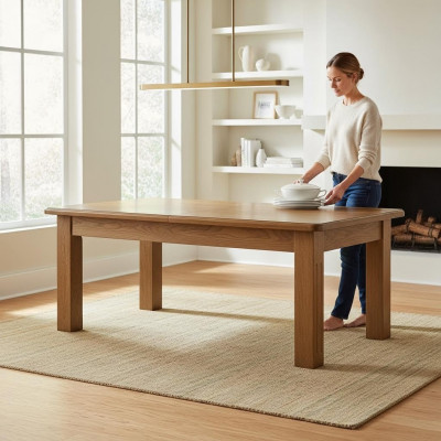 XXL Dësch Grouss Design Konferenzdësch Holzdësch Dëscher Versammlung Iessenzëmmer