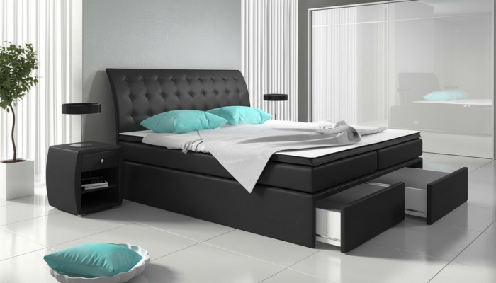 Boxspringbett Better Bett Polster Konschtsléier Designer Hotel Duebel Luxus Design