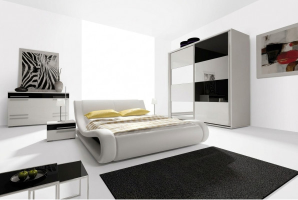 Design-Schlofkummer Komplett Garnituren Schaf Schlofkummer Bett Kommoud Nuecht Dësch Modern