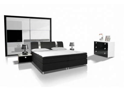 Design-Schlofkummer Modern Garnituren Komplett Schaf Schlofbett Kommode Nacht-kommoddchen