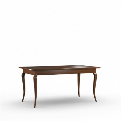 Ovalen Auszéibaren Iessdësch 160/260cm Holz Dëscher Klassesch Iesszëmmer Miwwelen Dësch
