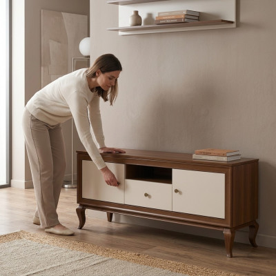RTV Design Sideboard Fernsehwand Luxus Schaf Regal Kommode Regal