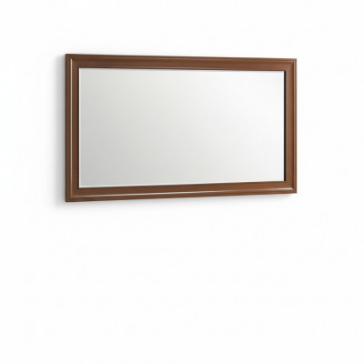 Klassesche Wandspeegel Holzrahmen Spigel Miwwel Nei 142 x 77cm Glas Design nei