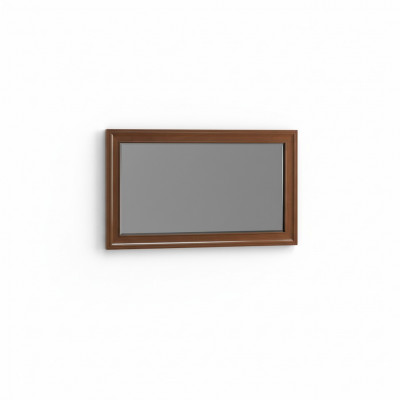 Klassesche Wandspigel Holzrahmen Spigel Miwwel Nei 103x61cm Glas