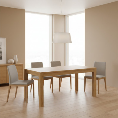 Design-Iessdësch am antike Stil Iessdësch Modern Dëscher Wunnzëmmer Holz 160/220cm