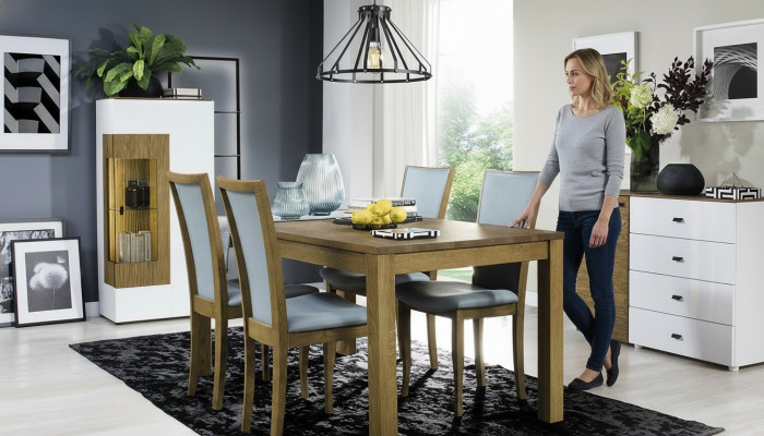 Dëscher Iessgrupp Esszëmmer Garnitur Stull Set Dësch Holz Iessgarnituren