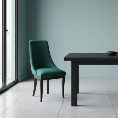 Gréng Sesselen 4x Luxus Klassesch Iesszëmmer Stull Stull Sëtz Modern Massiv Holz