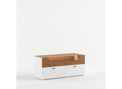 Sideboard TV Lowboard RTV xxl Schaf Dësch Moderne Wunnzëmmer Holz 125x55cm