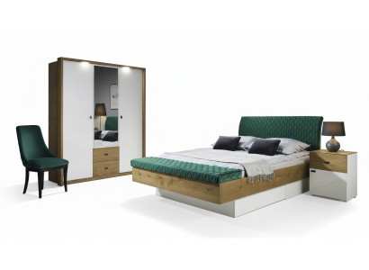 Komplett Schlofzëmmer Schlofzëmmer Nuetsdësch Komplett Bett Kleederschaf