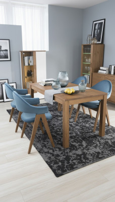 Set vu 4x Still Luxus Design Polster Massiv Holz Still Sëtz Büro Office Iesszëmmer