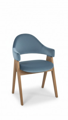 Set vu 4x Still Luxus Design Polster Massiv Holz Still Sëtz Büro Office Iesszëmmer