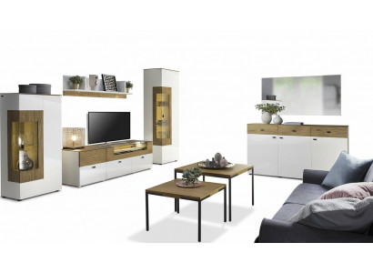 Set Modern Wunnwand Vitrinnen RTV Schaf Wunnzëmmer Barock Stil