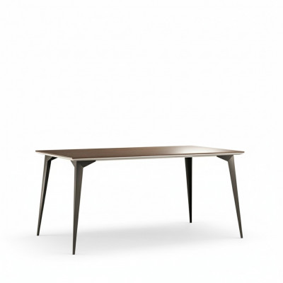 Design-Esstisch am antiken Stil Iess-Dësch Modern Dëscher Wunnzëmmer Holz 160x90cm nei