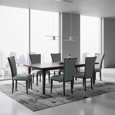 Set 6x Massivholz Still Iesszëmmerstill Designer Still Stiller Iesszëmmerstiller Nei