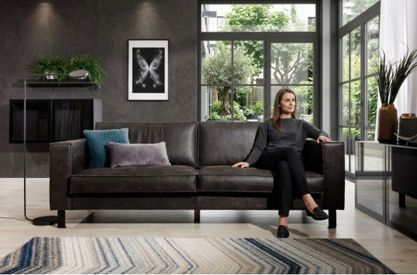 Canapé Wunnlandschaft Sëtz Garnitur Modern Polster Couch Design Modern 3 Sëtzer