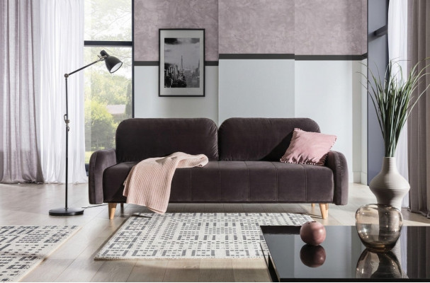 D’lueres grousst Schloofsofa ass aus héichwäertegem Material hiergestallt.