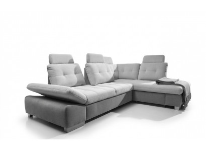 Eckcouch L-Form Couch Wohnlandschaft Garnitur Stoff Couchschlofaaris Schlofsofa