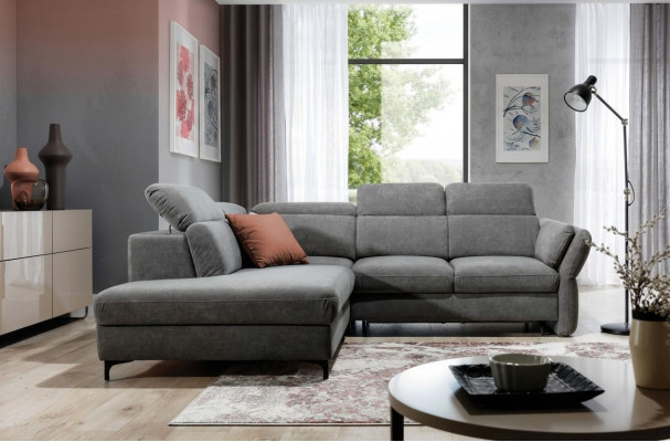 Mega komfortabelt Schlofzofa mat luxuriéiser Polsterung am modernen Stil