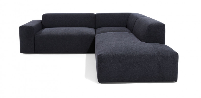 Eckcanapé L-Form Canapé Wunnlandschaft Garnitur Polster Stoff Design Modern