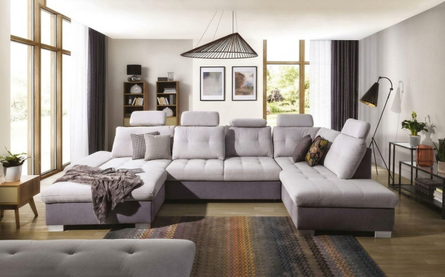 Polster Klassesch Wunnlandschaft Wunnzëmmer Eckssofa Garnitur Schlofs Canapéen Sofa
