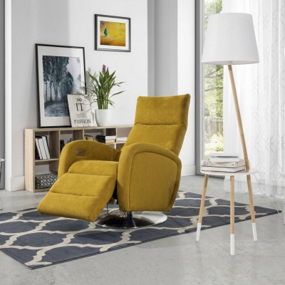 Sessel Lounge Designer Stull Polster Canapé 1 Sëtzer Relax D'Entrée Fernseh Stoff