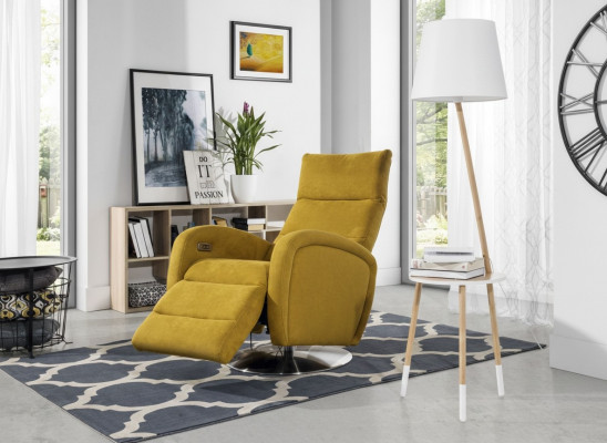 Sessel Lounge Designer Stull Polster Canapé 1 Sëtzer Relax D'Entrée Fernseh Stoff