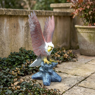 USA Aadler Falke Abstrakt modern Statue Figur Greifvull Gaart Dekor 100cm