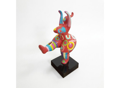 Abstrakt Designer Konscht Léif Figur Statue Faarweg Bemoolt Skulpturen Statuen