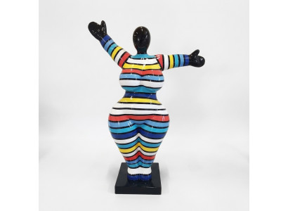 Abstrakt Designfiguren 120cm Statuen Gaart Wunnzëmmer Konscht Skulptur XXL Nei