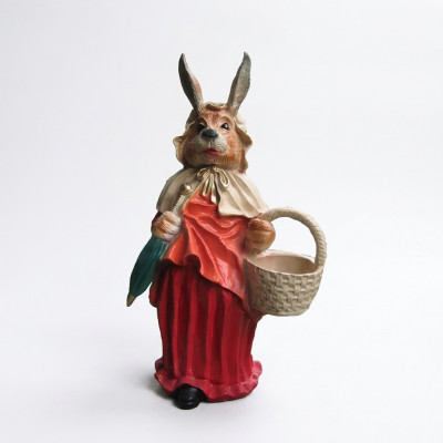 Wollef Routkäppchen Figur Ouschterhuesen Kleed Wollef Tranz Gaart Figur Statu 71cm Neien