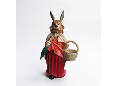 Wollef Routkäppchen Figur Ouschterhuesen Kleed Wollef Tranz Gaart Figur Statu 71cm Neien