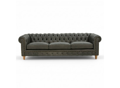 Design Lieder Canapé - Chesterfield Polster dräisëtzer 240 cm Nei