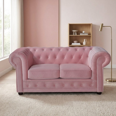 Chesterfield Sofa Couch Polster Stoff Lieder Canapéë Polster Garnitur 4 Sëtzer