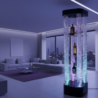 Geféiert Waasser Mauer Bar Regal Säll Waassersäll Comptoir Designer