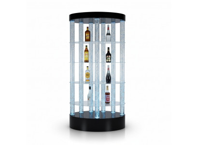 Designer Bar Empfangsdësch Waasserwand Waassersail Comptoir Regaler