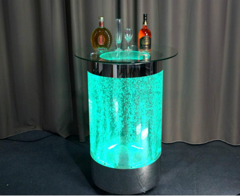 Led Bar Dësch Waasser Mauer Bar Comptoir Regal Miwwel Beliichten Dësch.