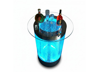 Led Bar Dësch Waasser Mauer Bar Comptoir Regal Miwwel Beliichten Dësch.