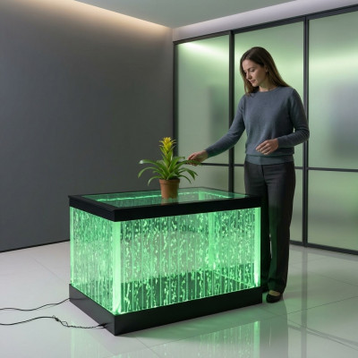 Design Dësch Couchtisch Waassersail Sail Waasser Sofa Dëscher LED