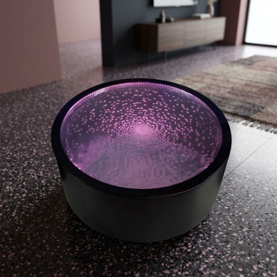 Waasser Design Dësch Couchtisch Waasser Sailen Sofa Dëscher LED Beléiert